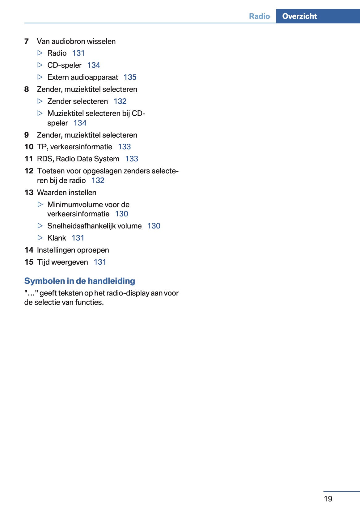 2014 BMW 1 Series Coupe/Convertible Owner's Manual | Dutch