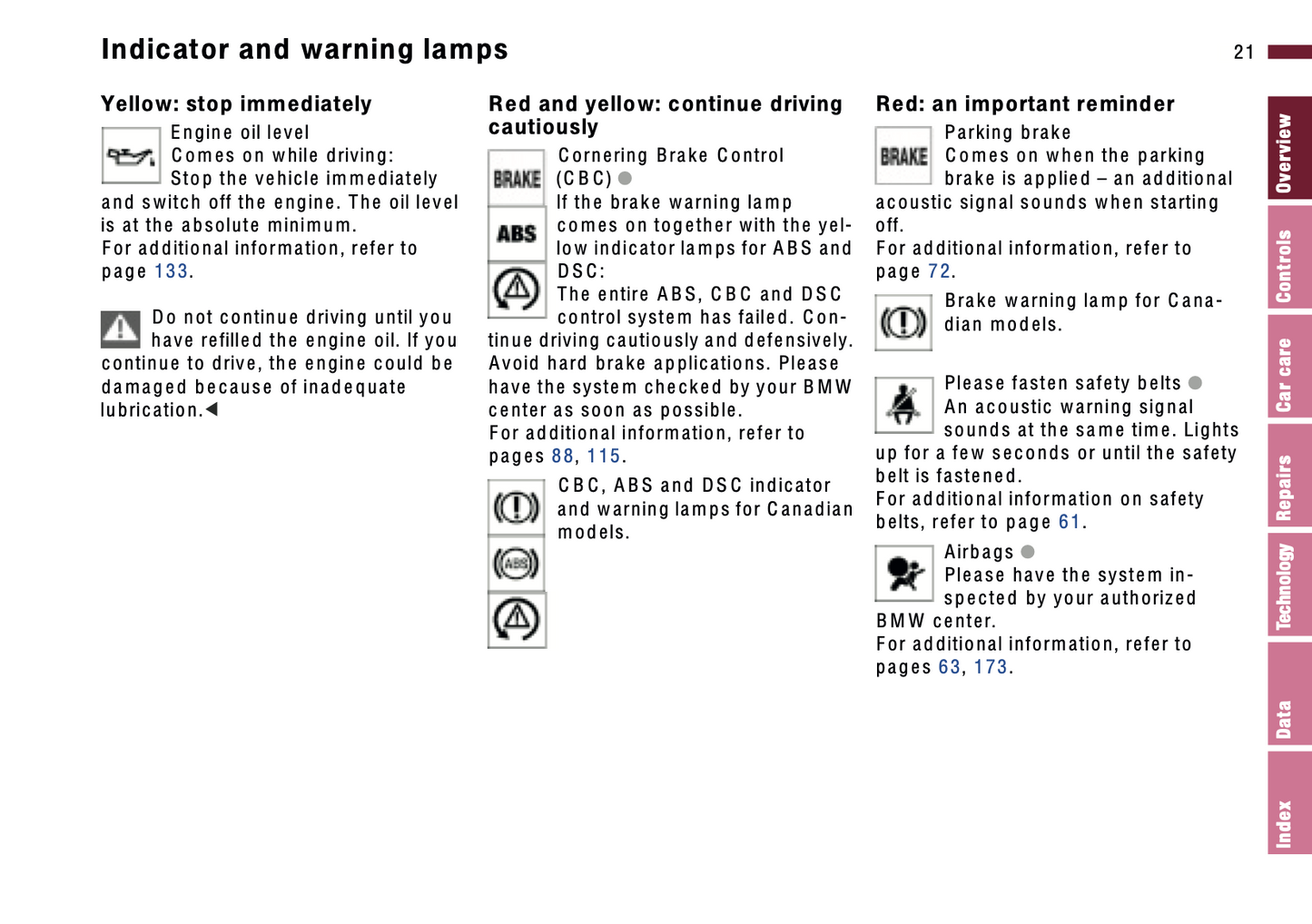 2000 BMW 3 Series Convertible Owner's Manual | English