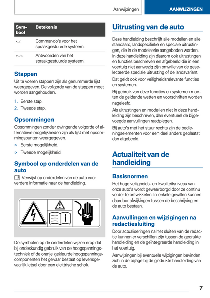 2020-2021 BMW X1 Plug-in-Hybrid Owner's Manual | Dutch