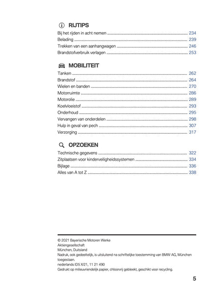 2021-2022 BMW X1 Gebruikershandleiding | Nederlands