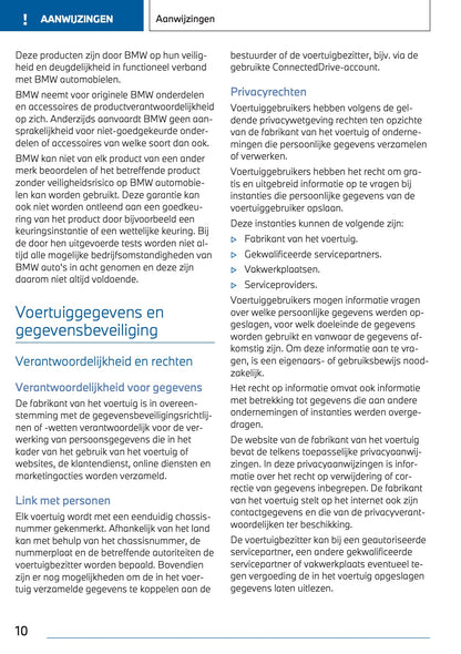 2023-2024 BMW X1 Plug-in-Hybrid Owner's Manual | Dutch