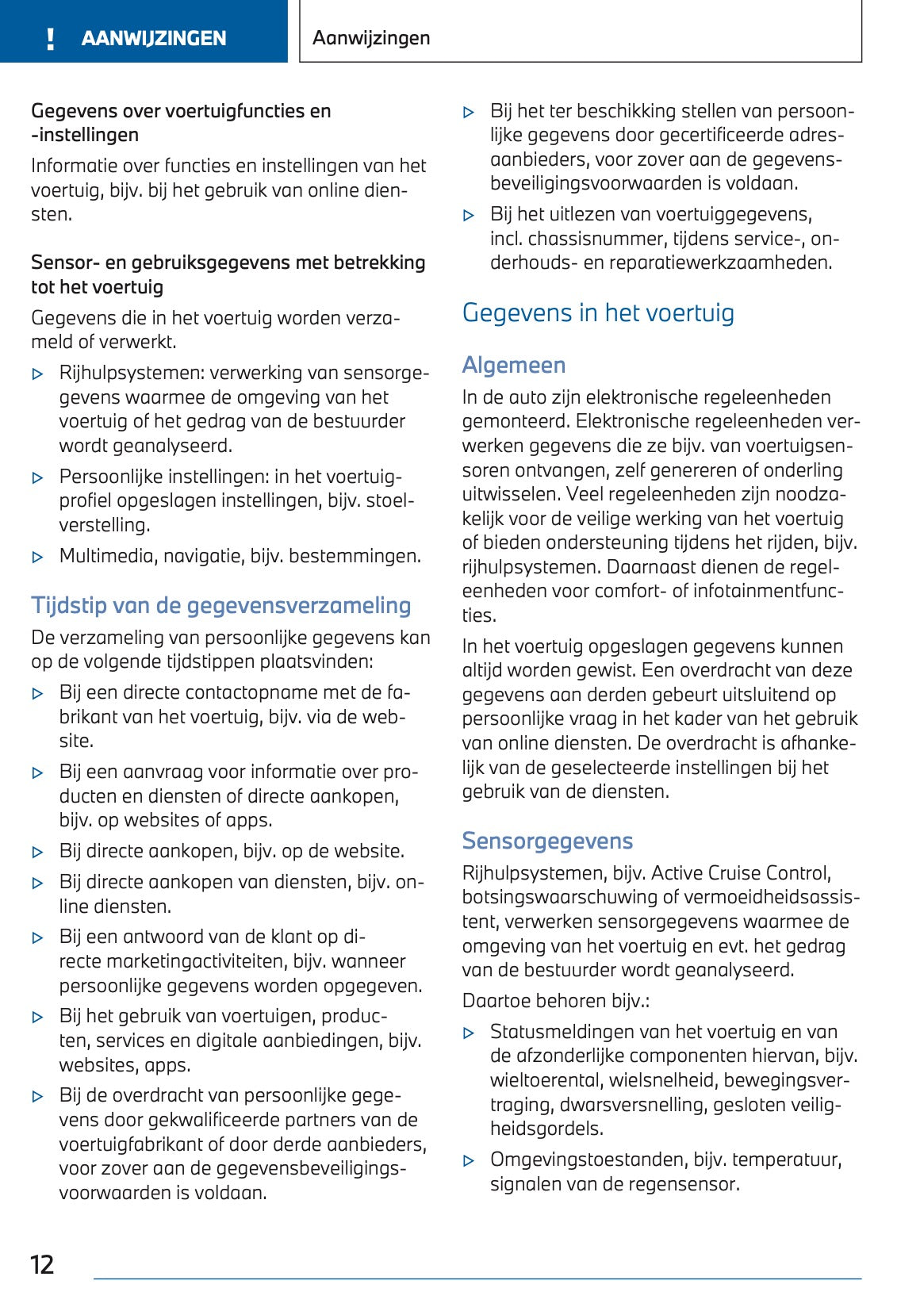 2023-2024 BMW X1 Plug-in-Hybrid Owner's Manual | Dutch