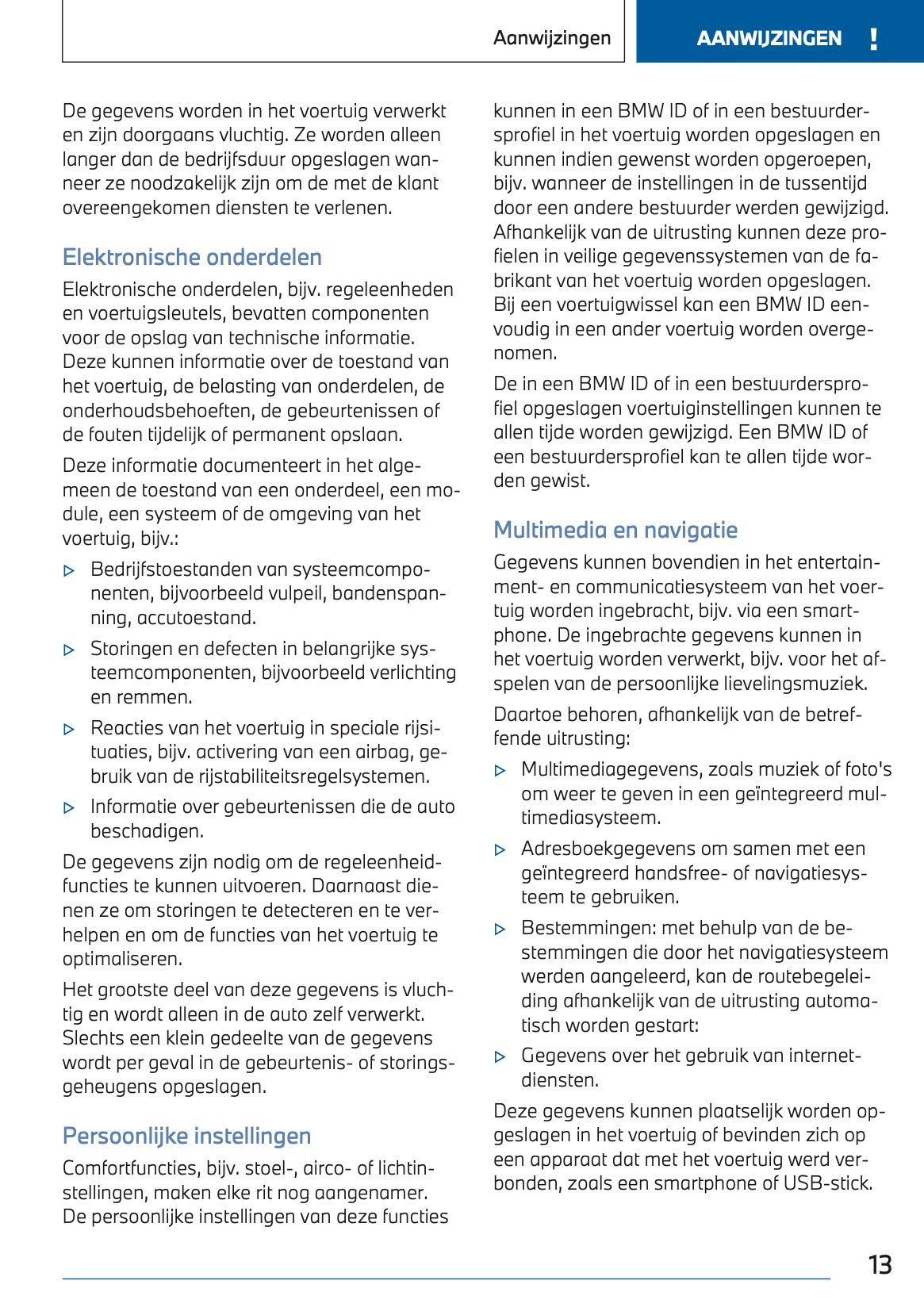 2023-2024 BMW X1 Plug-in-Hybrid Owner's Manual | Dutch