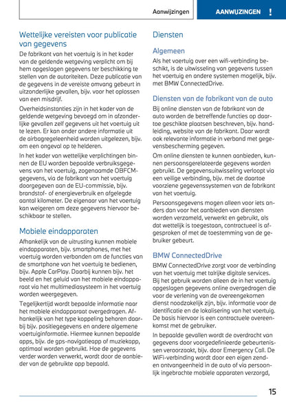 2023-2024 BMW X1 Plug-in-Hybrid Owner's Manual | Dutch