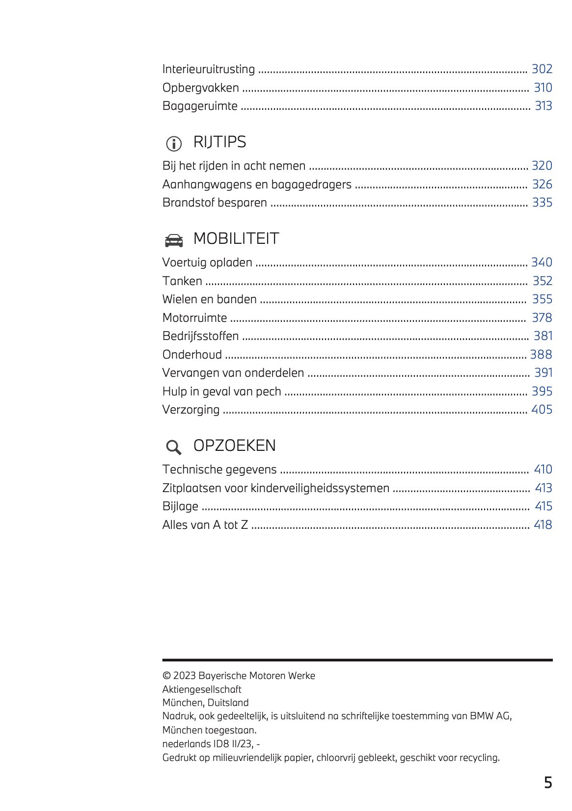 2023-2024 BMW X1 Plug-in-Hybrid Owner's Manual | Dutch