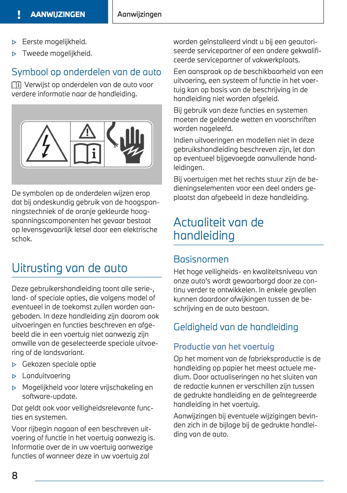 2023-2024 BMW X1 Plug-in-Hybrid Owner's Manual | Dutch