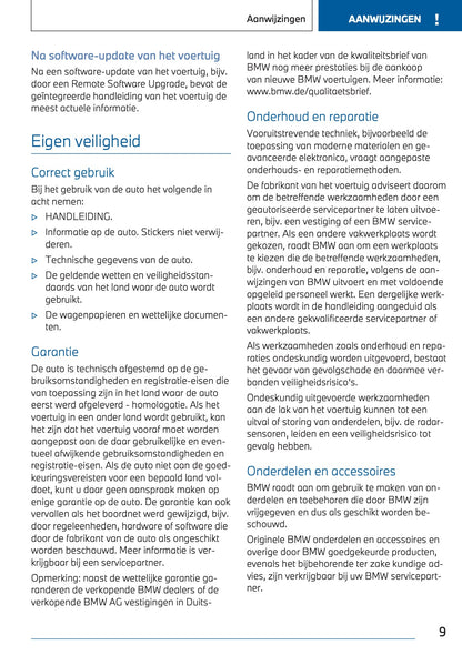 2023-2024 BMW X1 Plug-in-Hybrid Owner's Manual | Dutch