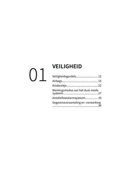 2026 BYD Dolphin G DM-i Owner's Manual | Dutch