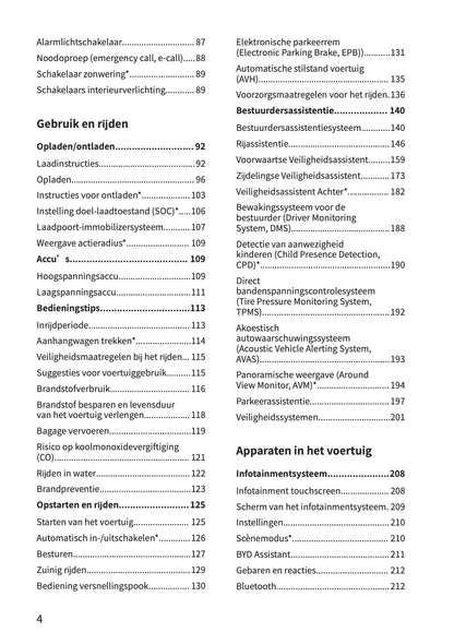 2026 BYD Dolphin G DM-i Owner's Manual | Dutch