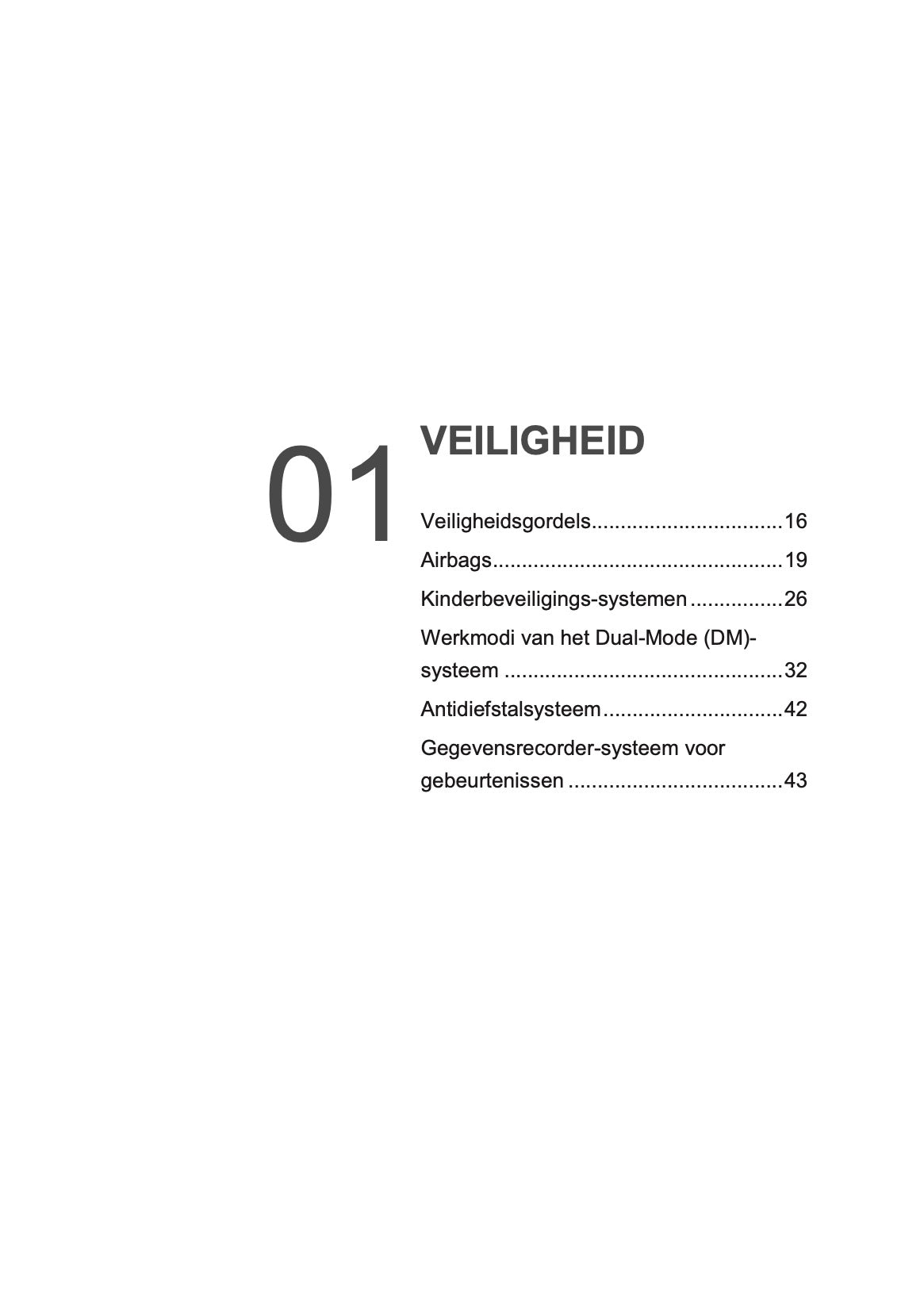 2024-2026 BYD SEAL U DM-i Owner's Manual | Dutch