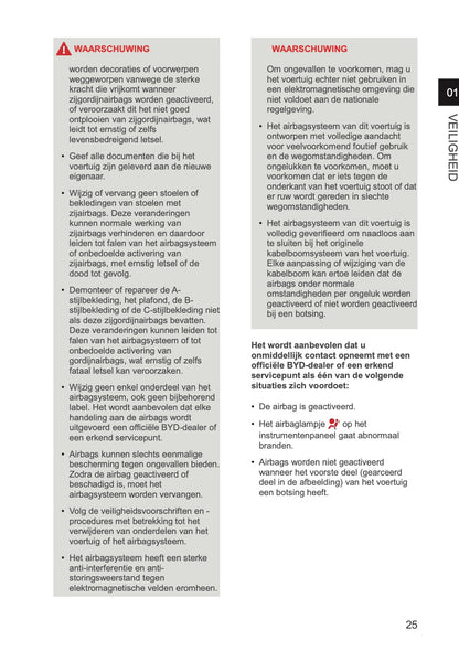 2024-2026 BYD SEAL U DM-i Owner's Manual | Dutch