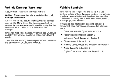 2004 Chevrolet Express Owner's Manual | English