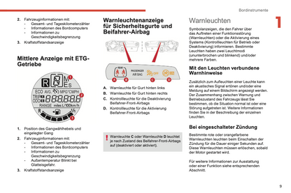 2018-2022 Citroën C1 Owner's Manual | German