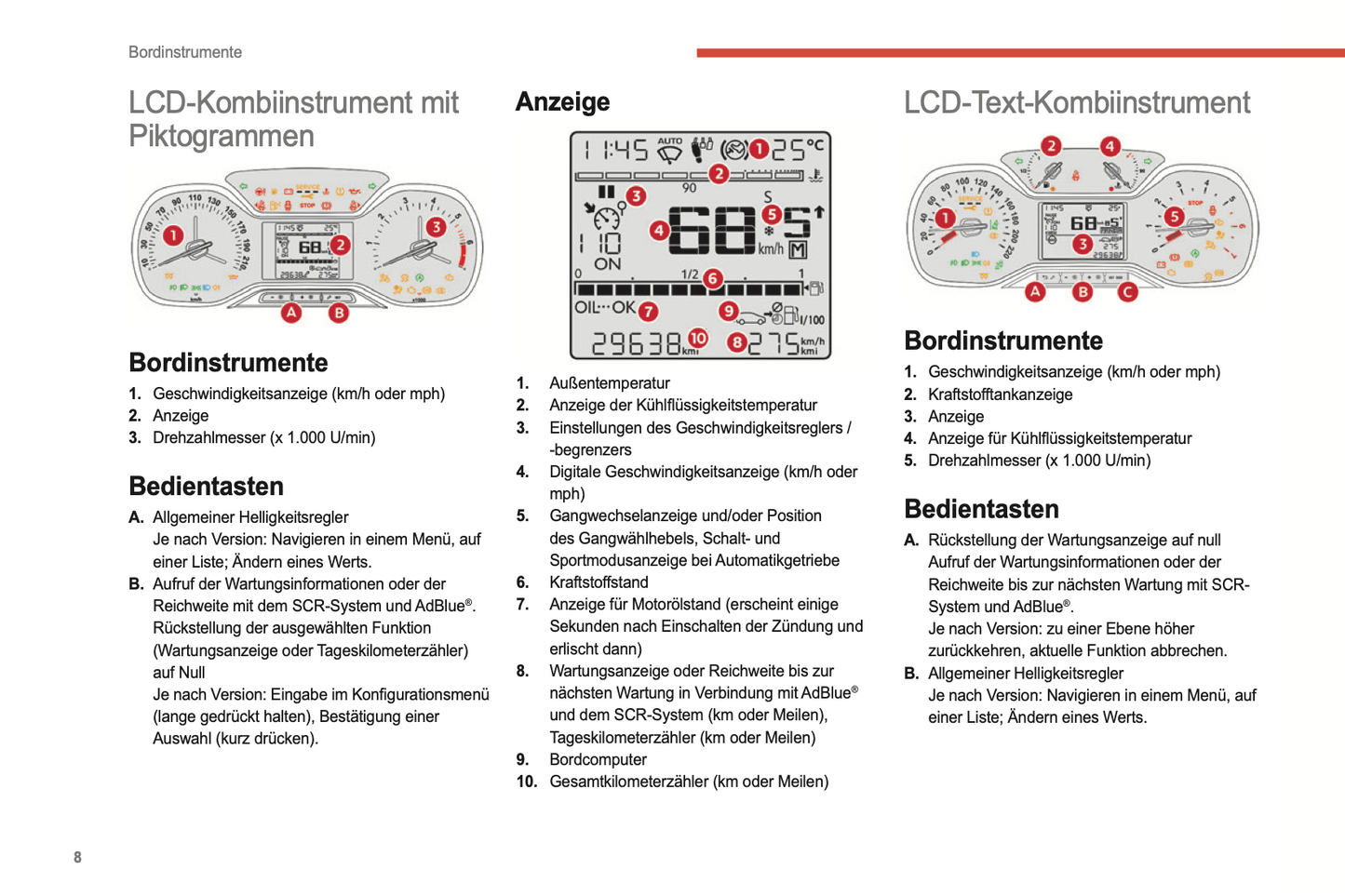 2022-2024 Citroën C3 Owner's Manual | German