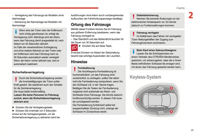 2022-2024 Citroën C3 Owner's Manual | German