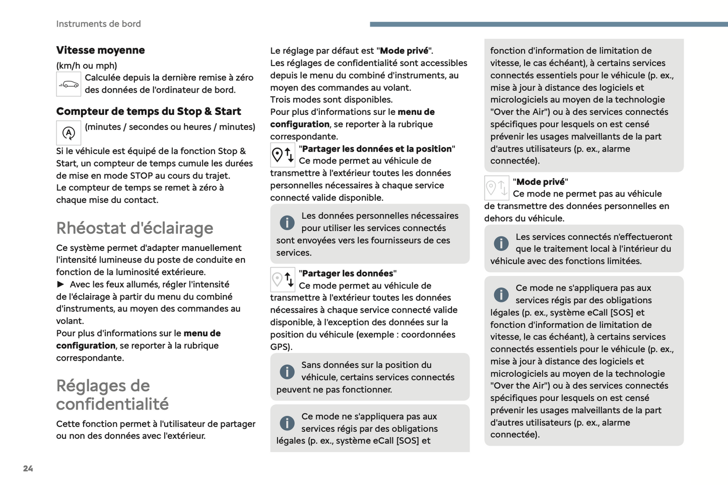 2024 Citroën C3 Aircross Owner's Manual | French