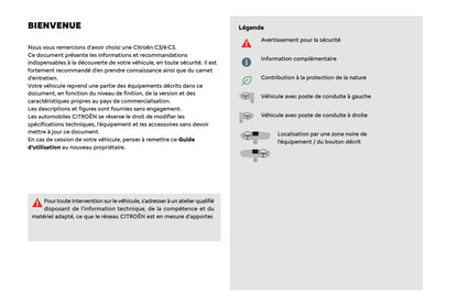 2024-2025 Citroën C3 Manuel du propriétaire | Français