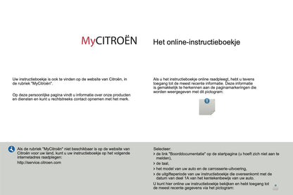 2013-2014 Citroën C3 Owner's Manual | Dutch