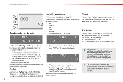 2015-2016 Citroën C3 Picasso Owner's Manual | Dutch