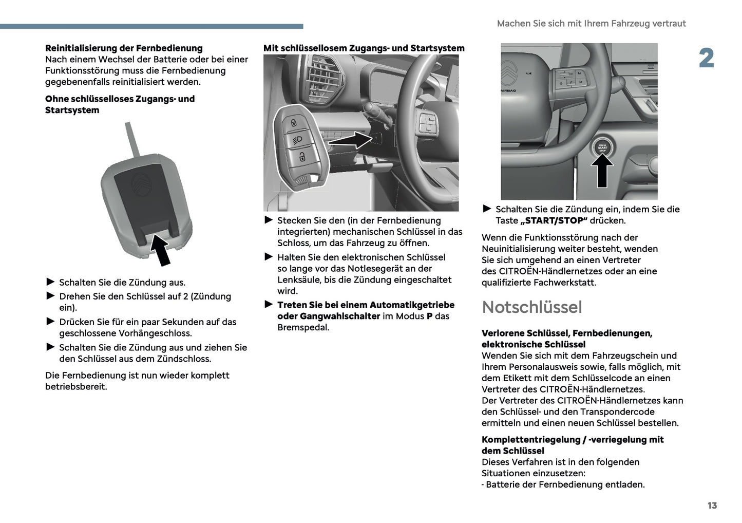 2025 Citroën C4/C4 X Bedienungsanleitung | Deutsch