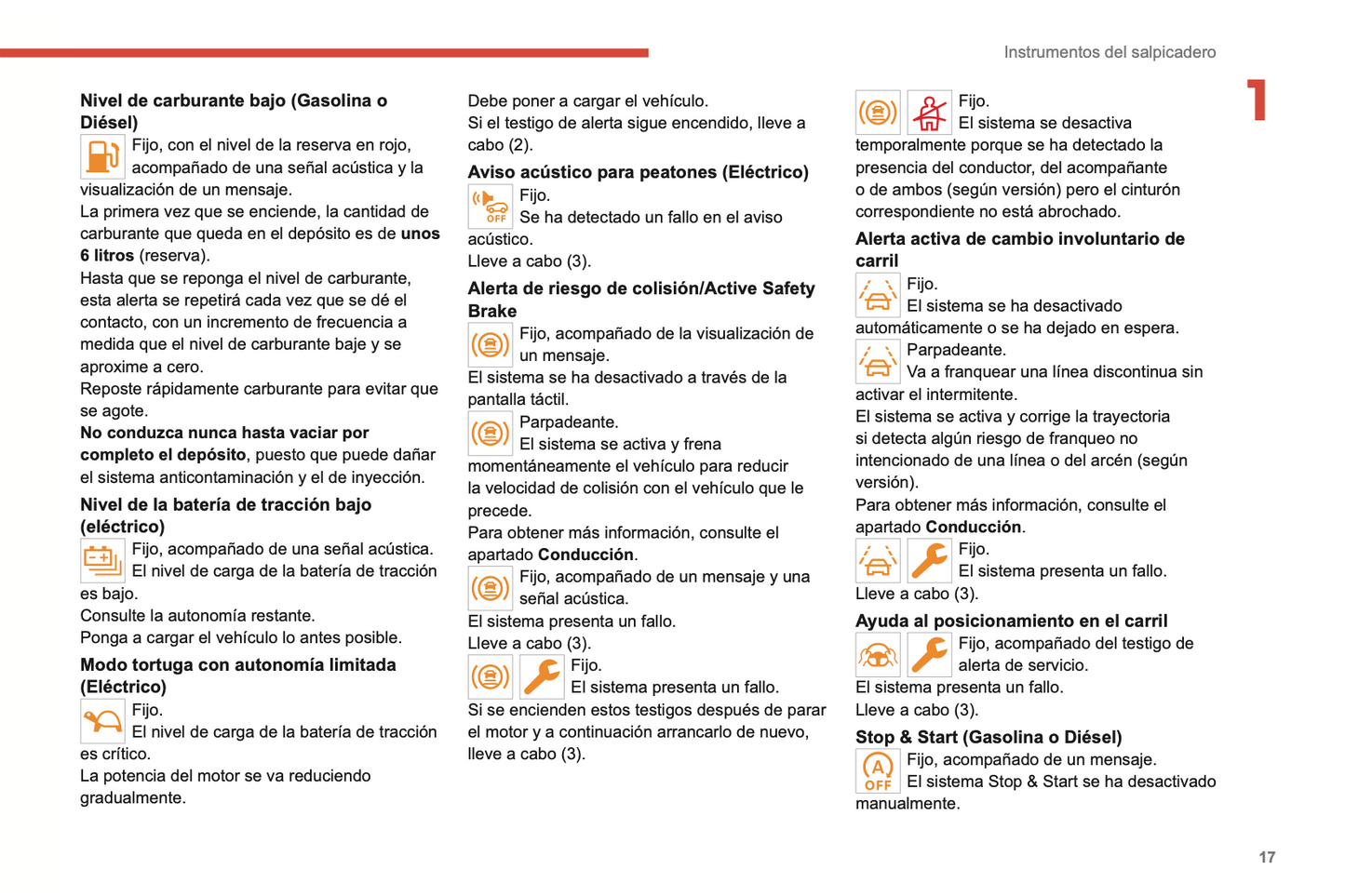 2022-2024 Citroën C4/C4 X/ë-C4/ë-C4 X Owner's Manual | Spanish