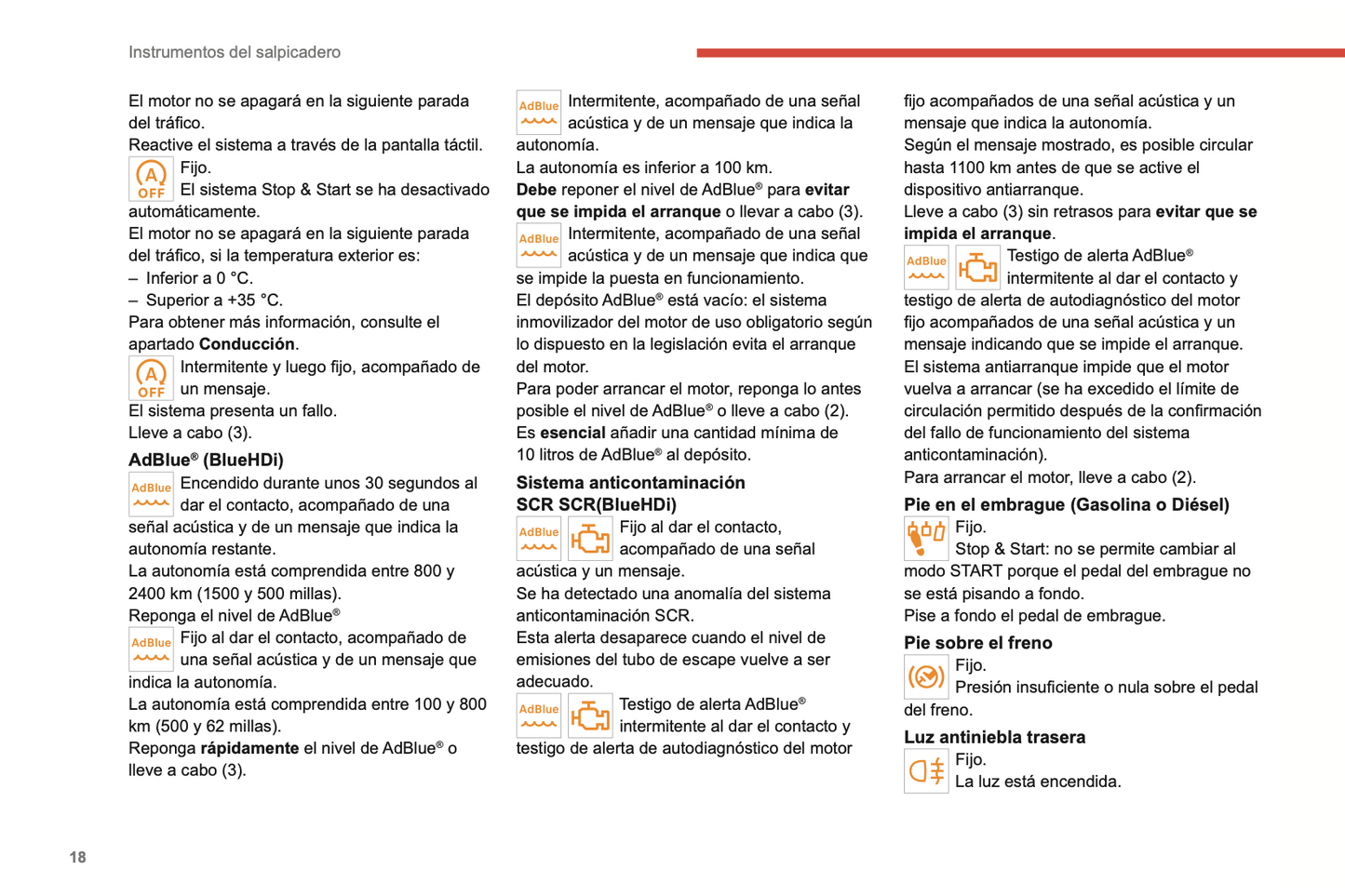 2022-2024 Citroën C4/C4 X/ë-C4/ë-C4 X Owner's Manual | Spanish