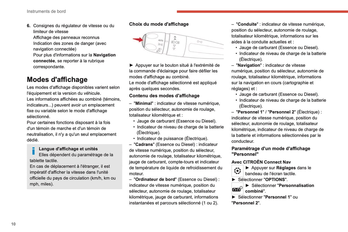 2021-2022 Citroën C4/e-C4 Manuel du propriétaire | Français