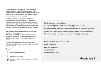 2014-2015 Citroën C4 Gebruikershandleiding | Nederlands