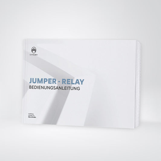 2024-2025 Citroën Jumper/Relay Owner's Manual | German