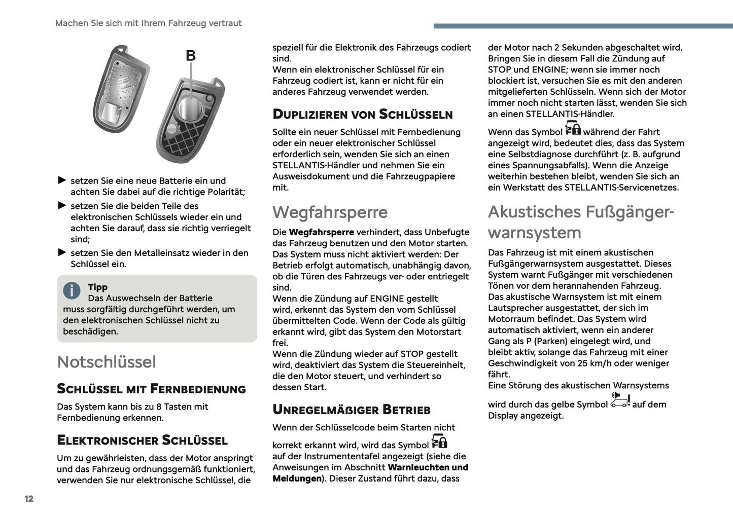 2025-2026 Citroën Jumper/Relay Owner's Manual | German