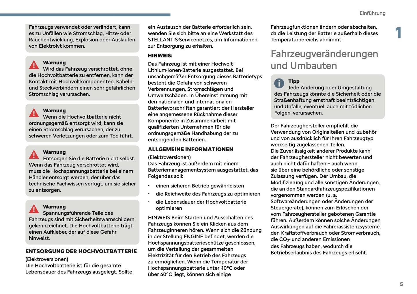 2025-2026 Citroën Jumper/Relay Owner's Manual | German