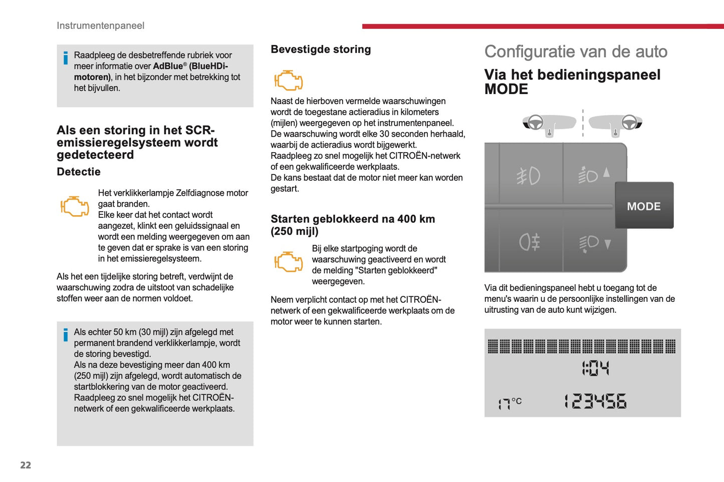 2017-2019 Citroën Jumper Owner's Manual | Dutch