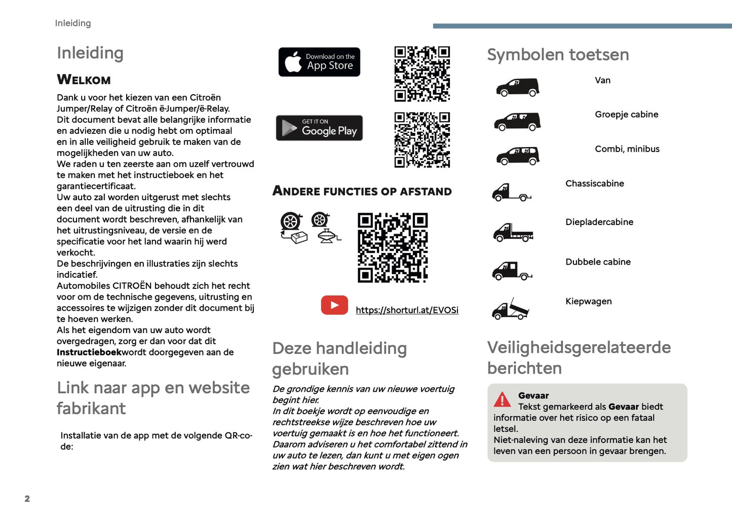 2025-2026 Citroën Jumper/Relay Owner's Manual | Dutch