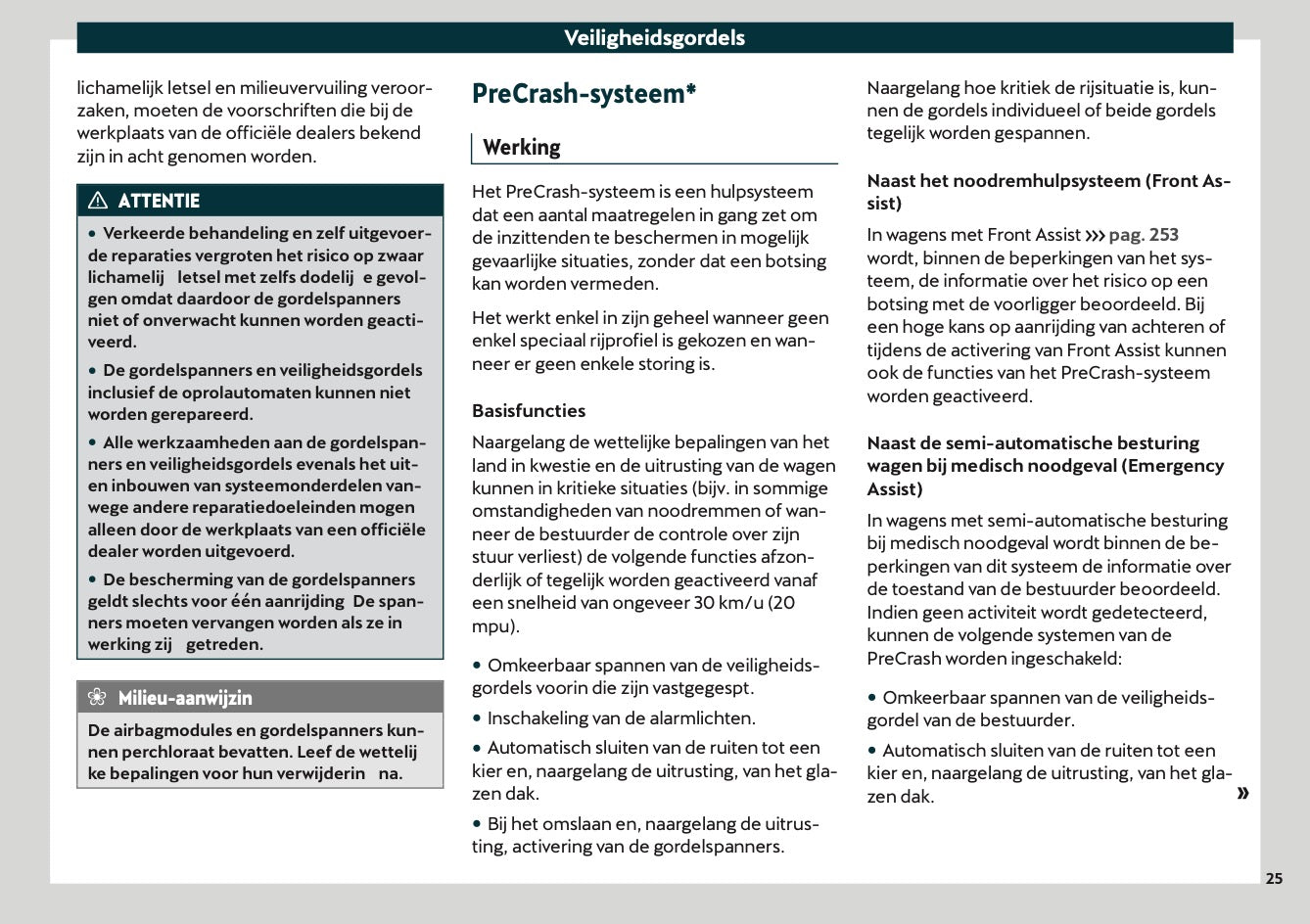 2021 Cupra Leon Owner's Manual | Dutch