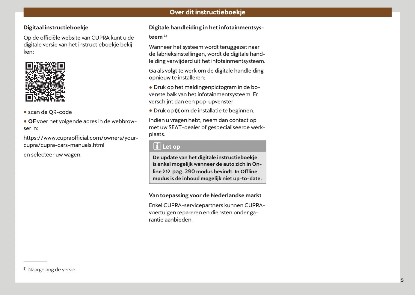 2024-2025 Cupra Terramar Owner's Manual | Dutch