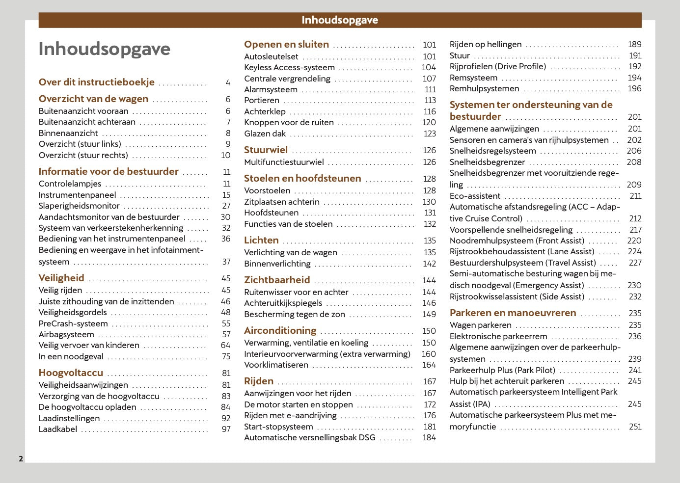 2025-2026 Cupra Terramar Owner's Manual | Dutch