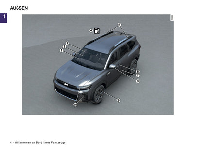 2025-2026 Dacia Bigster Bedienungsanleitung | Deutsch