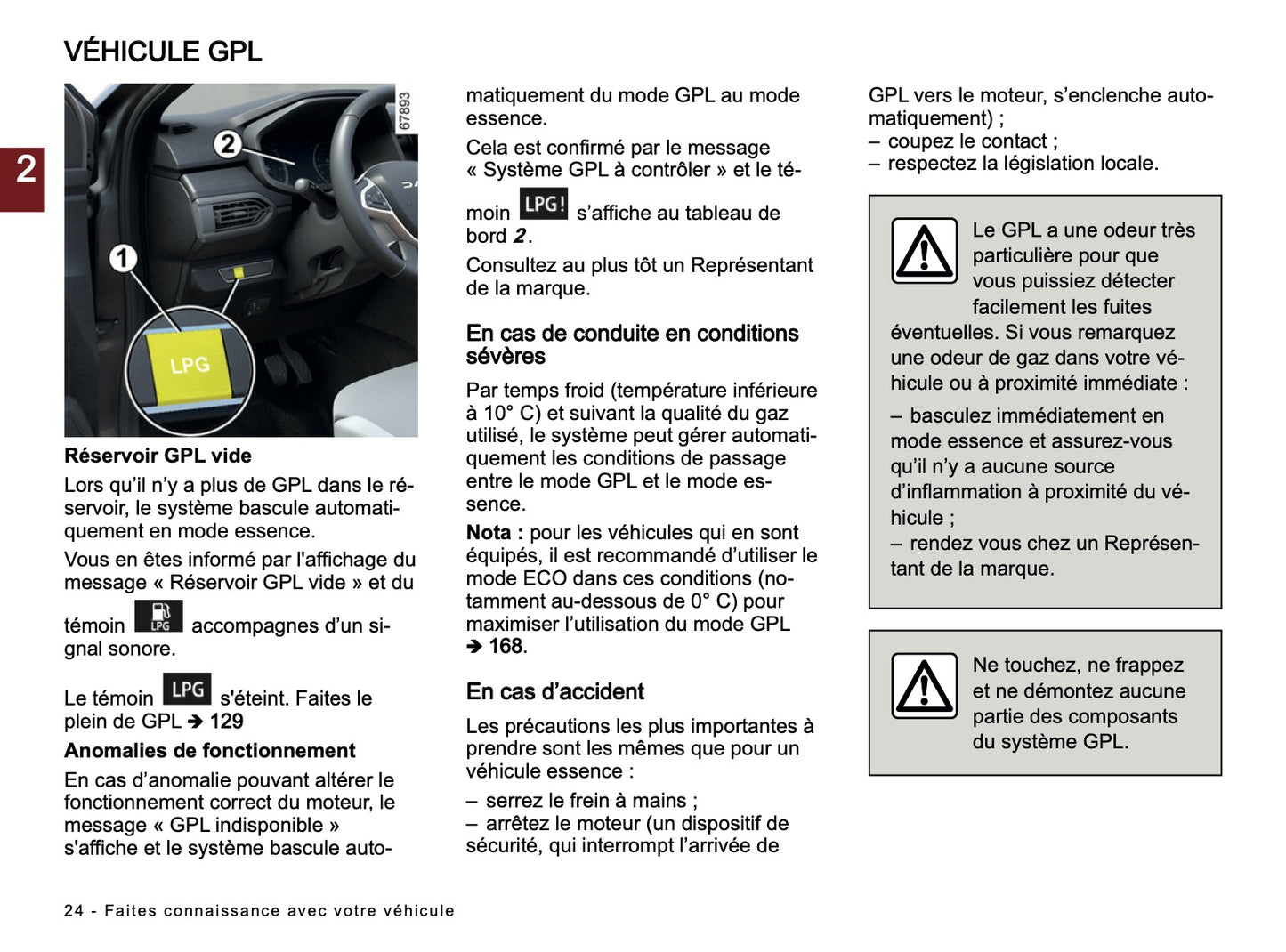 2024-2025 Dacia Sandero/Sandero Stepway Manuel du propriétaire | Français
