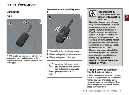 2024-2025 Dacia Sandero/Sandero Stepway Manuel du propriétaire | Français