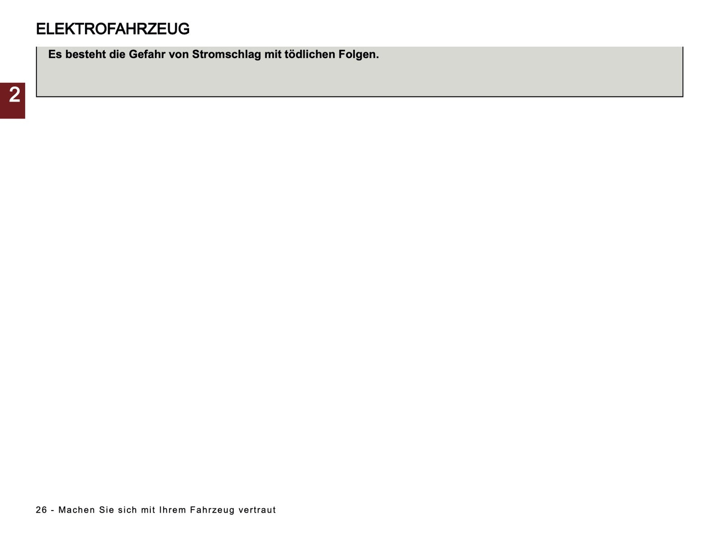 2026 Dacia Spring Electric Owner's Manual | German