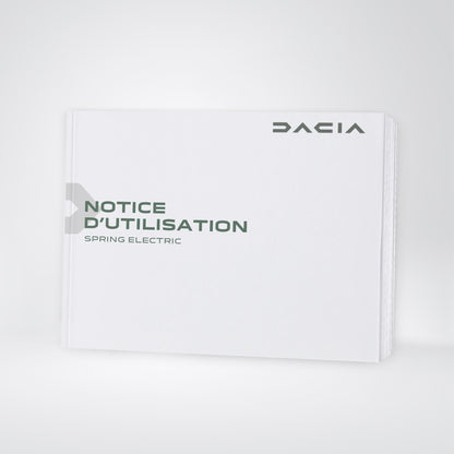 2024-2025 Dacia Spring Electric Owner's Manual | French