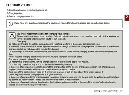 2026 Dacia Spring Electric Owner's Manual | English