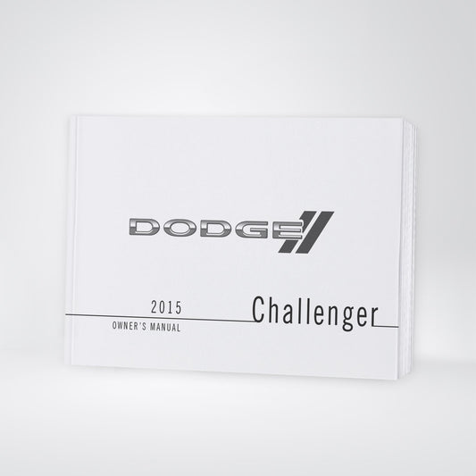 2015 Dodge Challenger Owner's Manual | English