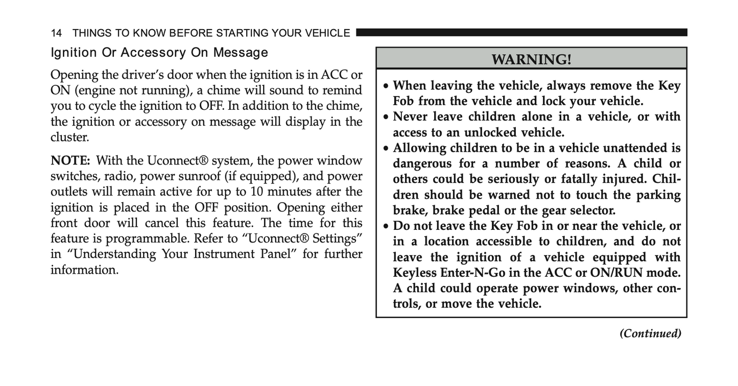 2015 Dodge Challenger Owner's Manual | English