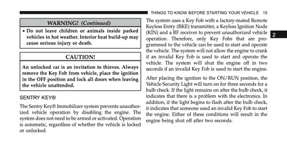 2015 Dodge Challenger Owner's Manual | English