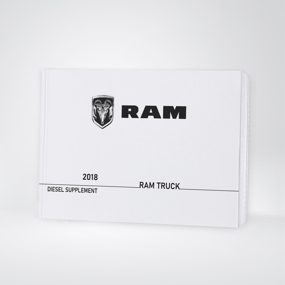2018 Ram Truck Diesel Aanvullende Handleiding | Engels