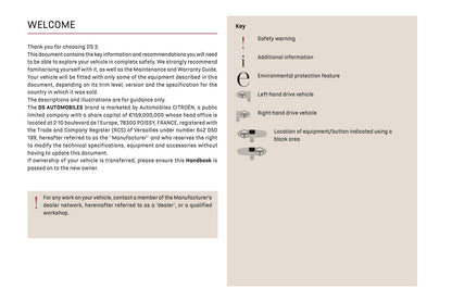 2024-2025 DS Automobiles DS 3 Owner's Manual | English