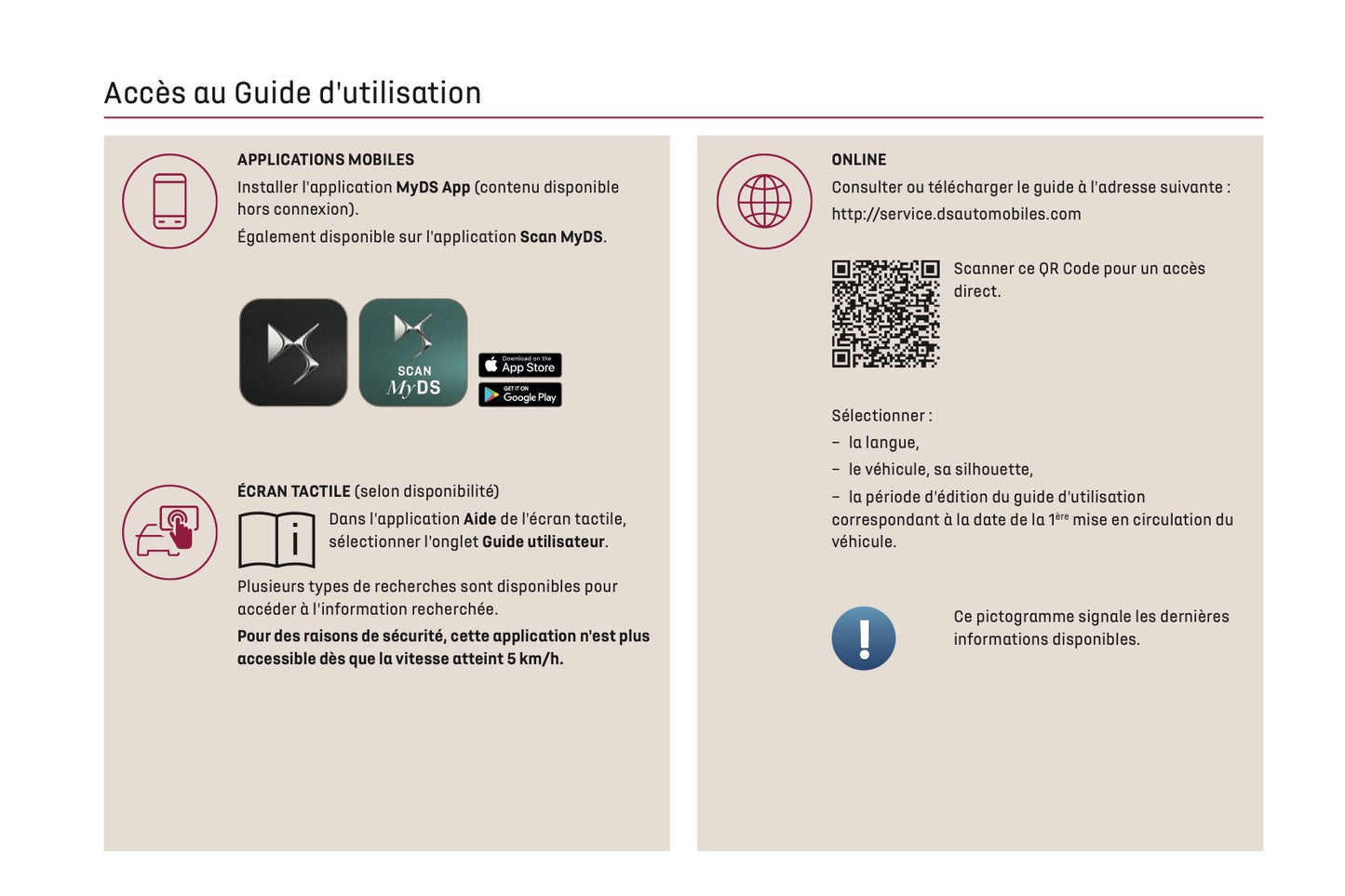 2024-2025 DS Automobiles DS 9 Owner's Manual | French