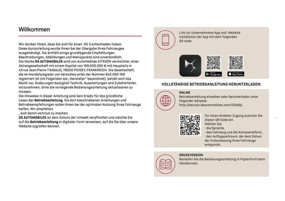 2025 DS Automobiles DS 3 Owner's Manual | German