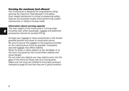 2001 Ducati 748/996 Owner's Manual | English US